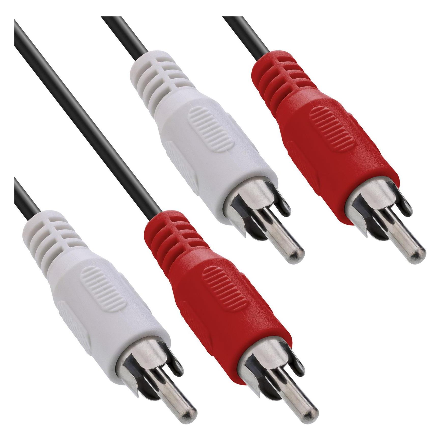 InLine Cinch Kabel (2 m, Cinch Kabel) (89933)