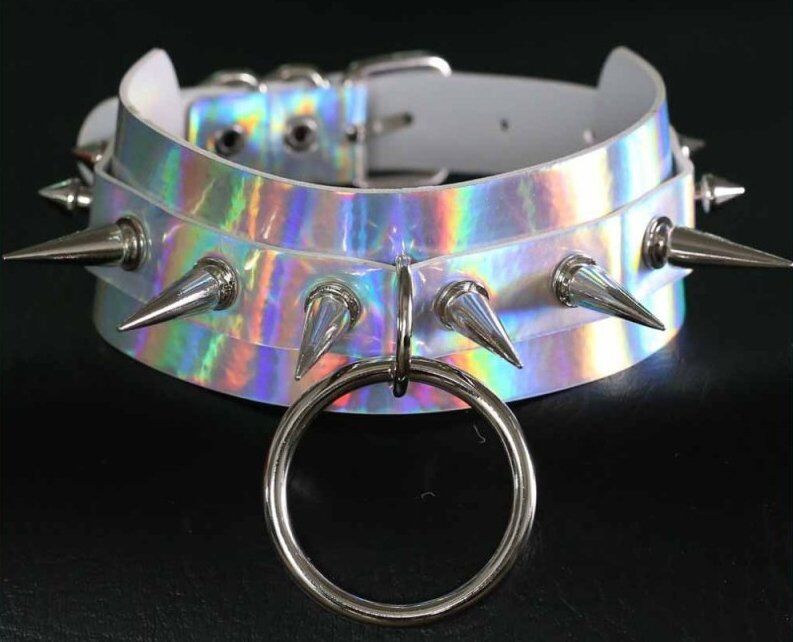 Joy Jewels Collier à pointes Strobo Laser Argenté