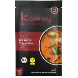 Kooray Instant Sauce - Thai Curry rot bio