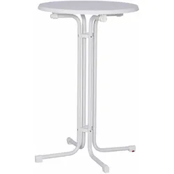 MFG Freizeitmöbel MFG  MFG Stehtische Stehtisch Ø 70x110 cm, weiß, klappbar