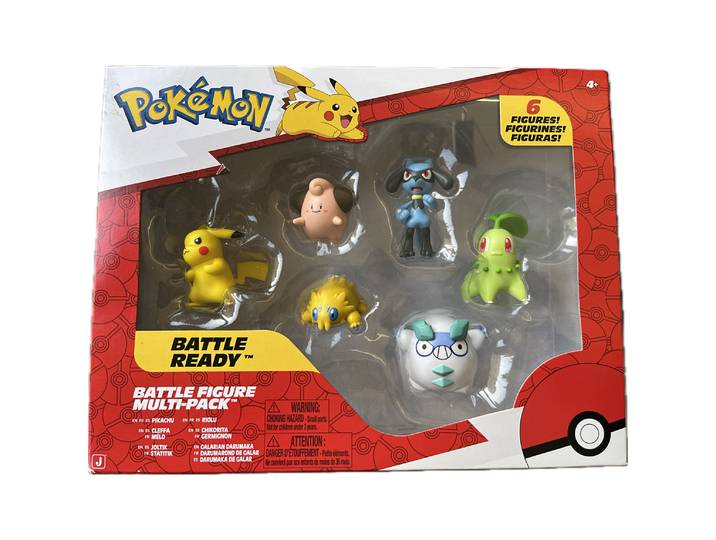 Pokemon - pack 6 figurines 5 cm