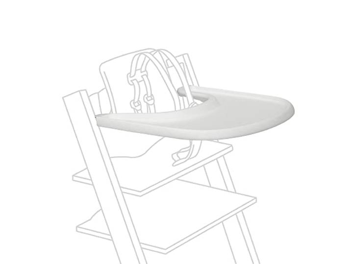 Stokke Tray, Weiß – Aufsteck-Tisch für Tripp Trapp Stuhl
