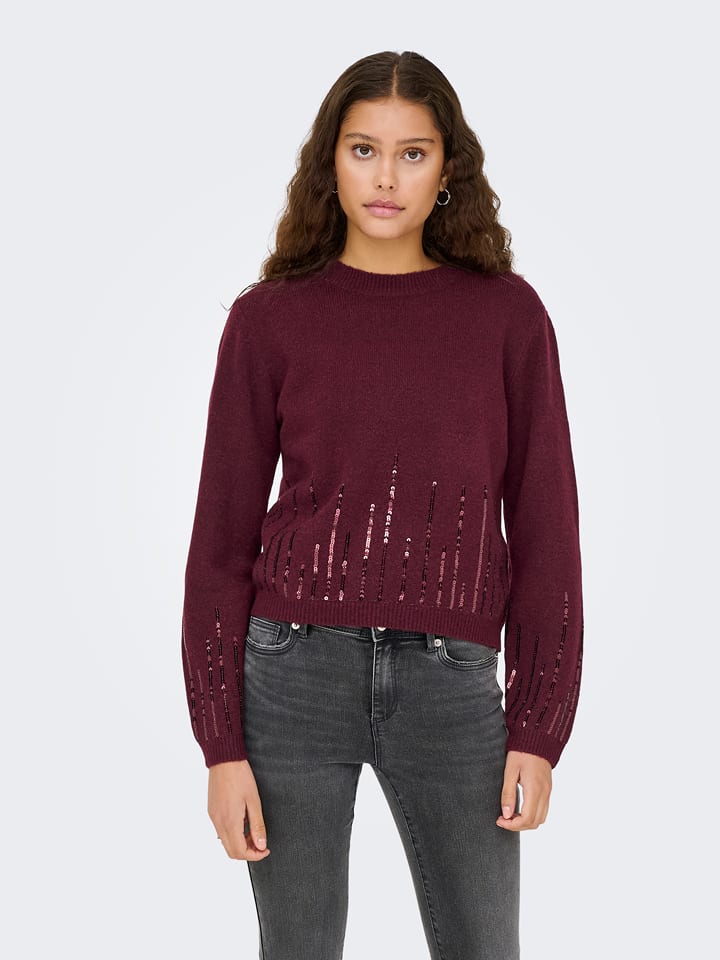 JDY Pullover in Rot - M