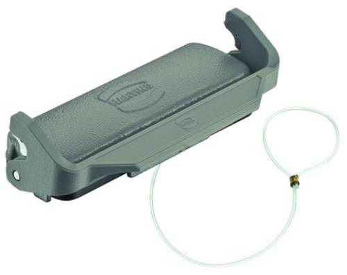 HARTING Schutzkappe 24B Metall mit 1 Bügel für Oberteil Verliersicherung mit großer Schlaufe incl. 1 x Easy Lock