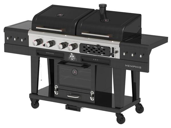 Pit Boss Memphis V2 Combo Grill - 3-in-1 Pellet-, Gas- & Holzkohlegrill Premium BBQ Allrounder Art.Nr. 11065