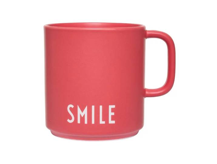 Design Letters Tasse Design Letters avec poignée 25 cl Red