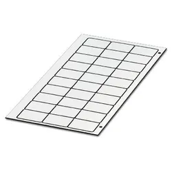 Phoenix Contact Kunststoff-Schilderplatte GPE 27X18 WH/R