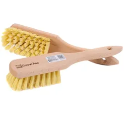 2 Stielbürsten BawiTec Schrubberbürsten 265mm Fibre-Borsten Scheuerbürsten