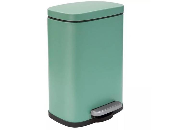 spirella - Badezimmer Treteimer Steel AKIRA Steel 5L Mattgrün, 5 L