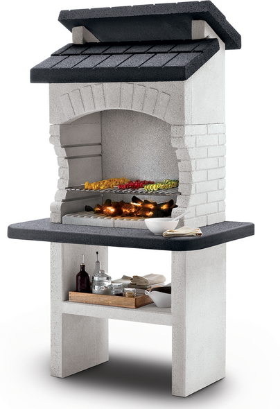 Palazzetti Olbia 2 - Barbecue en maçonnerie à bois et charbon