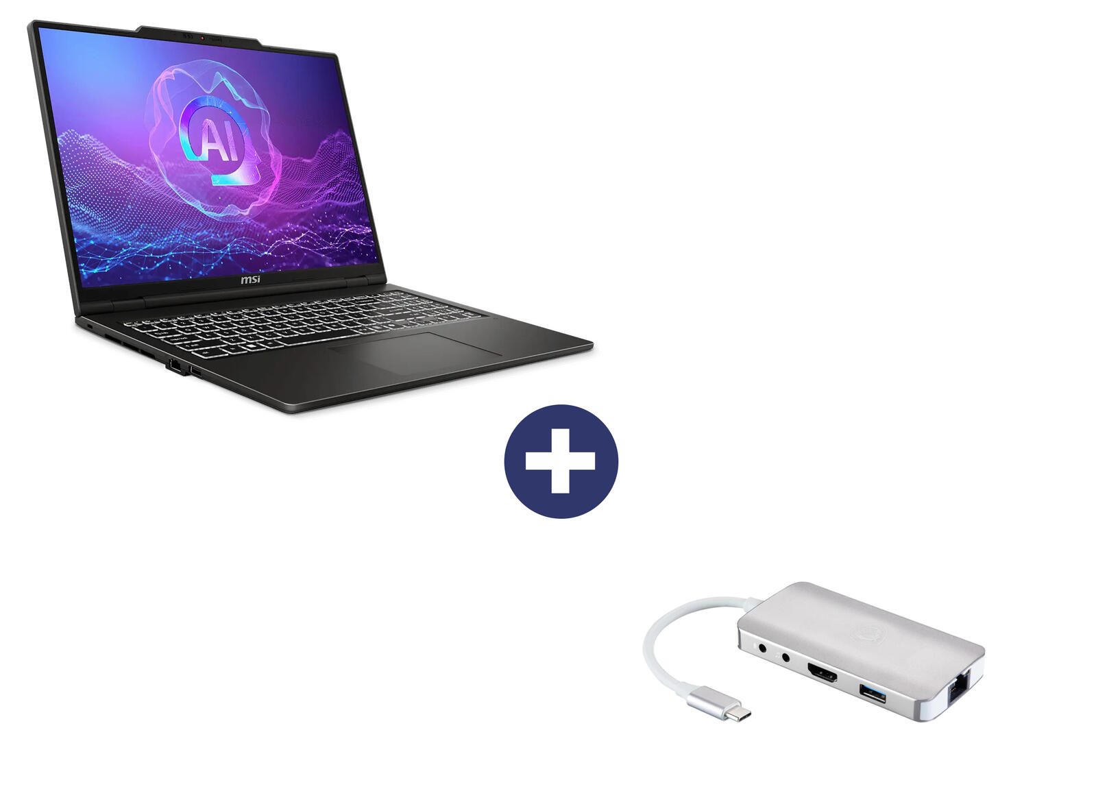 MSI VenturePro A16 AI+ A3HWEG-003 AMD Ryzen™ AI 7 350 Notebook 40,7cm (16 Zoll) 00261L-003