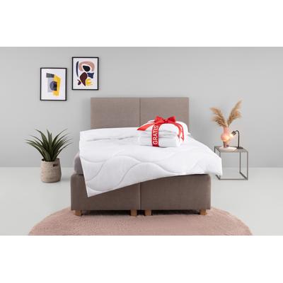 Microfaserbettdecke OTTO HOME "Caelan, kaufe eine Decke - erhalte die Leichtbettdecke gratis dazu", weiß, B:155cm L:220cm, Bezug: 100% Polyester. Füllung: 100% Polyester, Bettdecken, Microfaserbettdecke, Bettdecke 135x200 cm und 155x220 cm, Sommer,...