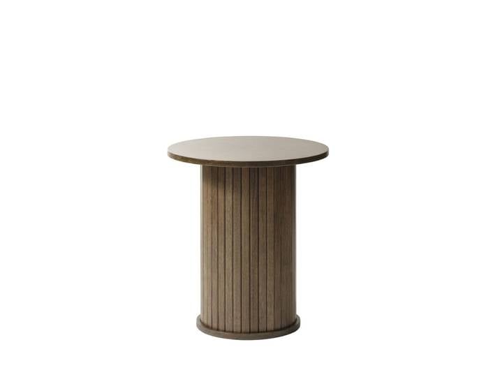 Table d appoint ronde ø50 bois foncé