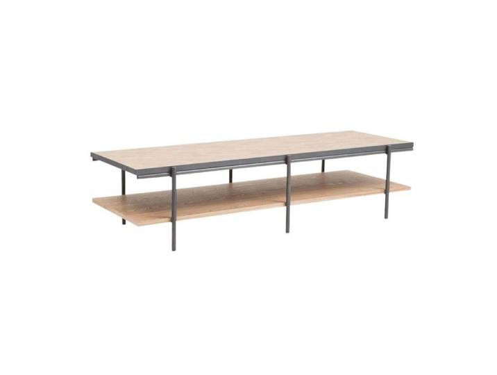 Table basse en bois et métal Livia