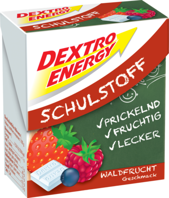 Kyberg Pharma Vertriebs GmbH DEXTRO ENERGY Schulstoff Waldfrucht Täfelchen 50 g 09245967