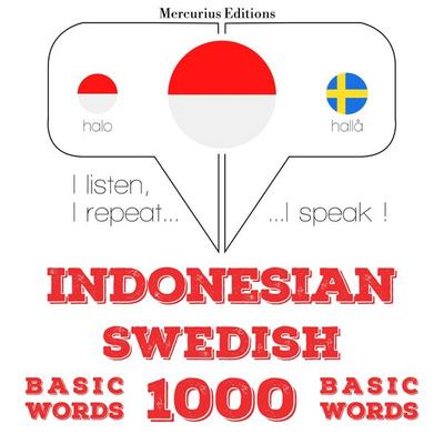1000 essential words in Swedish - JM Gardner, Audio, 9782821146495