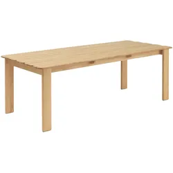 Muuto Assemble Gartentisch, 220 x 92 cm, teak