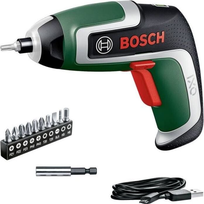Bosch IXO 7 Accuboormachine 3,6V met 10 bits en opbergbox Power for ALL