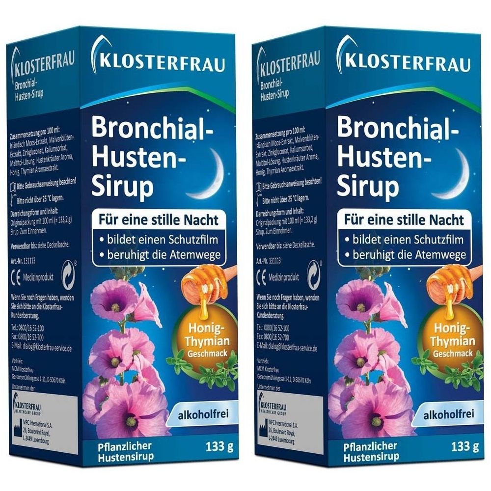 Klosterfrau Bronchial-Husten-Sirup 2x 2x133 g Sirup