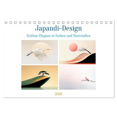 Japandi-Design (Tischkalender 2026 DIN A5 quer), CALVENDO Monatskalender
