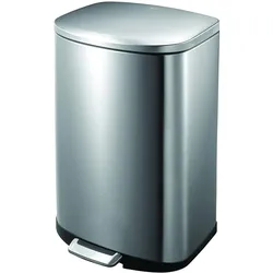 EKO Tretmülleimer, Abfalleimer, Silber