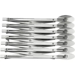 LAUTERJUNG  Teigschneider 18/10 NC, 7 glatte Messer, Länge: 250 mm, ø: 90 mm