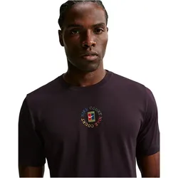 NIKE NikeCourt Dri-FIT Tennis T-Shirt Herren 647 - burgundy ash XXL
