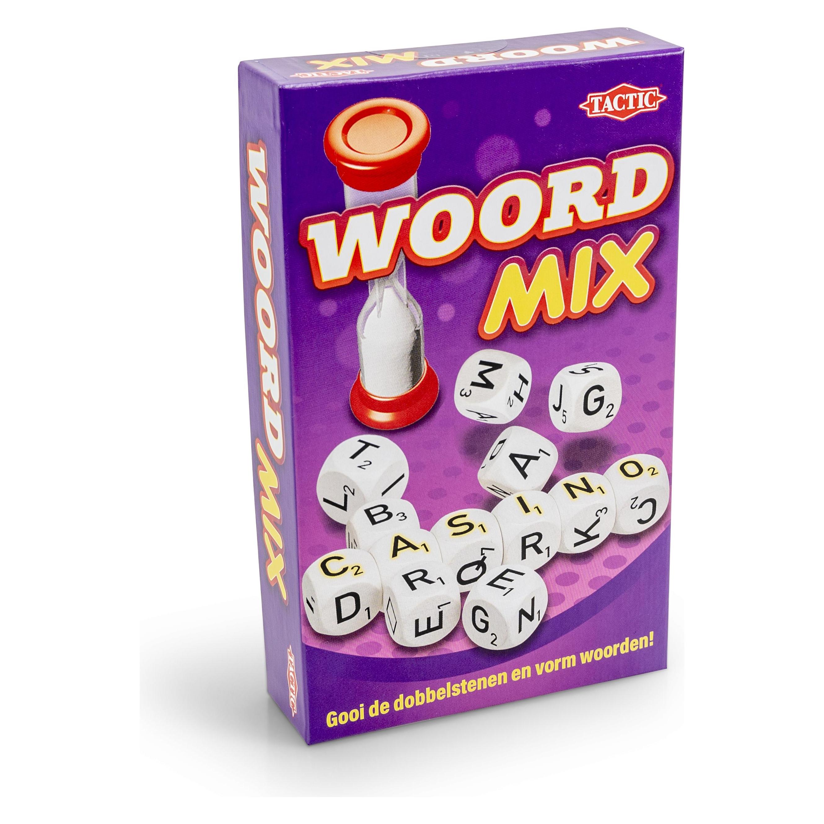 Selecta Spielzeug Wortmix - Reisespiel (Niederländisch, 2 - 8 Spieler) (60513)