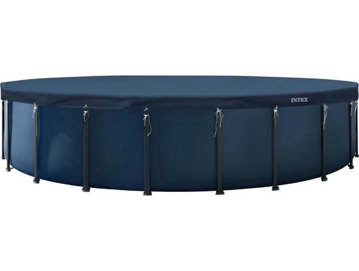 Pool-Abdeckplane INTEX Deluxe , blau, 732, Polyethylen (PE), Planen, Pool-Abdeckplane, Ø 732 cm