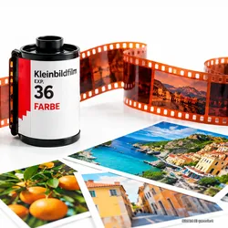 Farb-Kleinbild Filmentwicklung + Scan inkl. Bilder 10x15 glanz