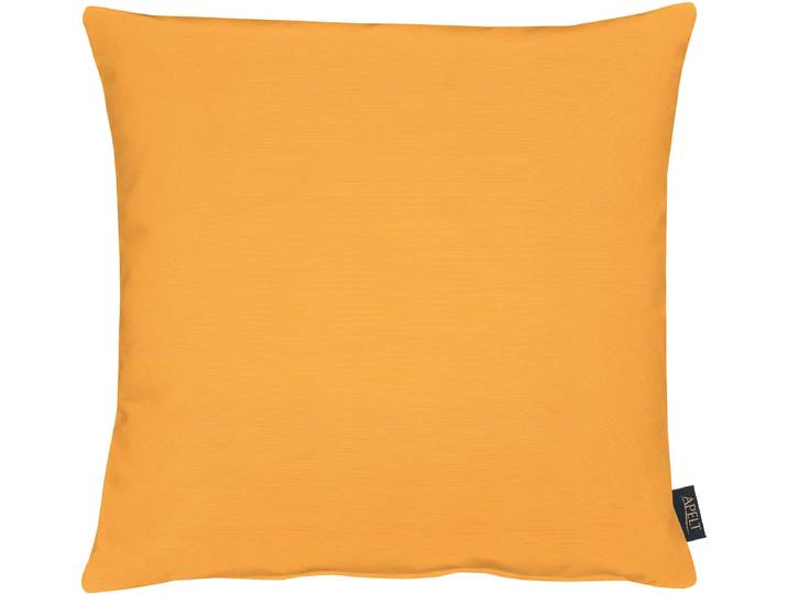 Dekokissen APELT 4362 Rips Uni-Farben, dezentes Design, Inklusive Füllung Gr. 1, orange (orange, unifarben), B:39cm L:39cm, Mischgewebe, Dekokissen_Sitzkissen_Kissenhüllen, Dekokissen, Wasser- und Schmutzabweisend, Inklusive Füllung, dezentes Design