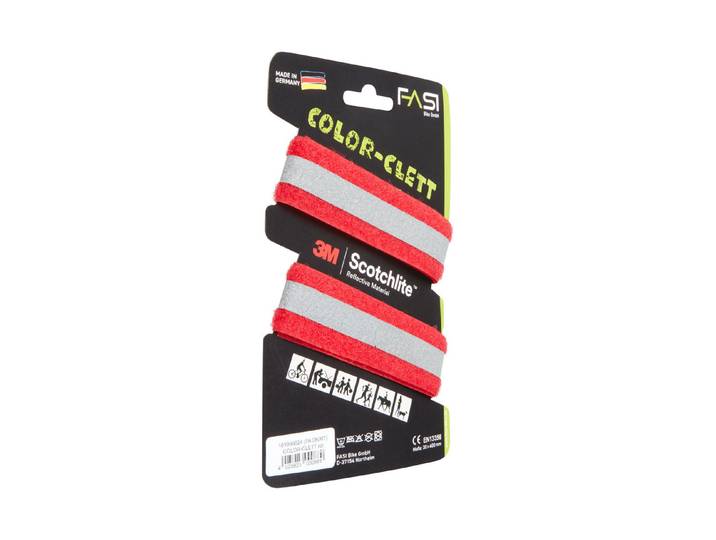 Fasi Reflektorband Color-Clett Rot