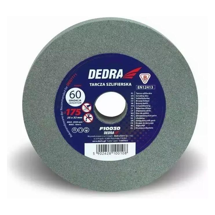 Dedra grinding wheel 175x32x25mm, grain size 60 (F10030) (60) (F10030)