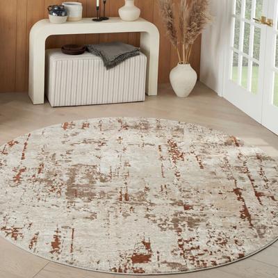 Nourison Concerto Modern Abstract Distressed Area Rug.