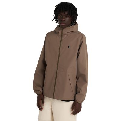 Outdoorjacke ELEMENT "Alder 2.0 Travel", Herren, Gr. M, braun (stone gray), Obermaterial: 100% Polyester., Jacken Outdoorjacke