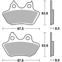 TRW Bremsbelag MCB 799