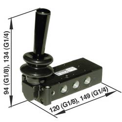 IMI NORGREN Mechanischbetätigtes Pneumatik-Ventil X3347802 Gehäusematerial Aluminium 1 St.