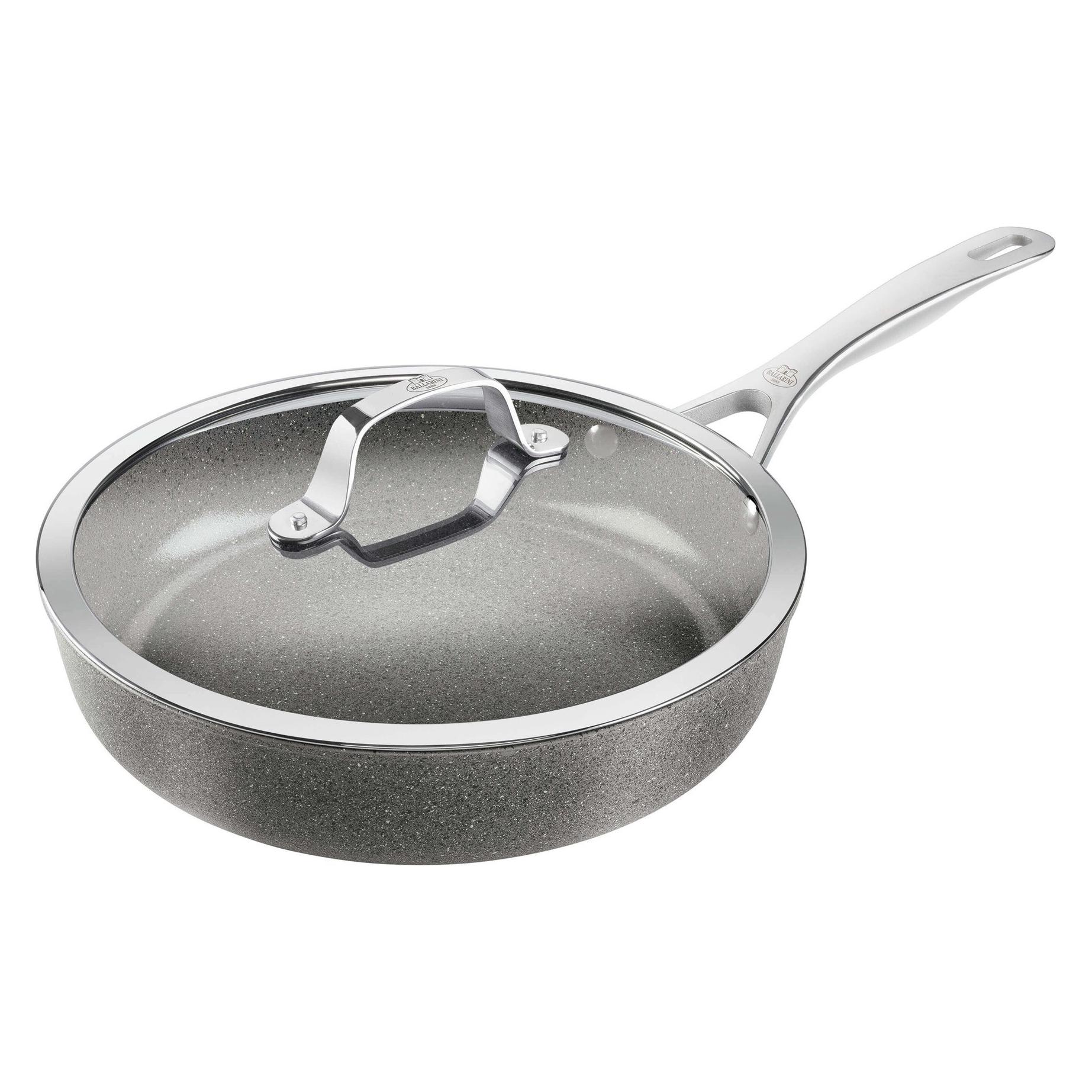Ballarini Salina Ceramic Schmorpfanne mit Deckel (Bräter + Schmortopf, Bratpfanne, Aluminium, 28 x 12.50 cm) (1030843)