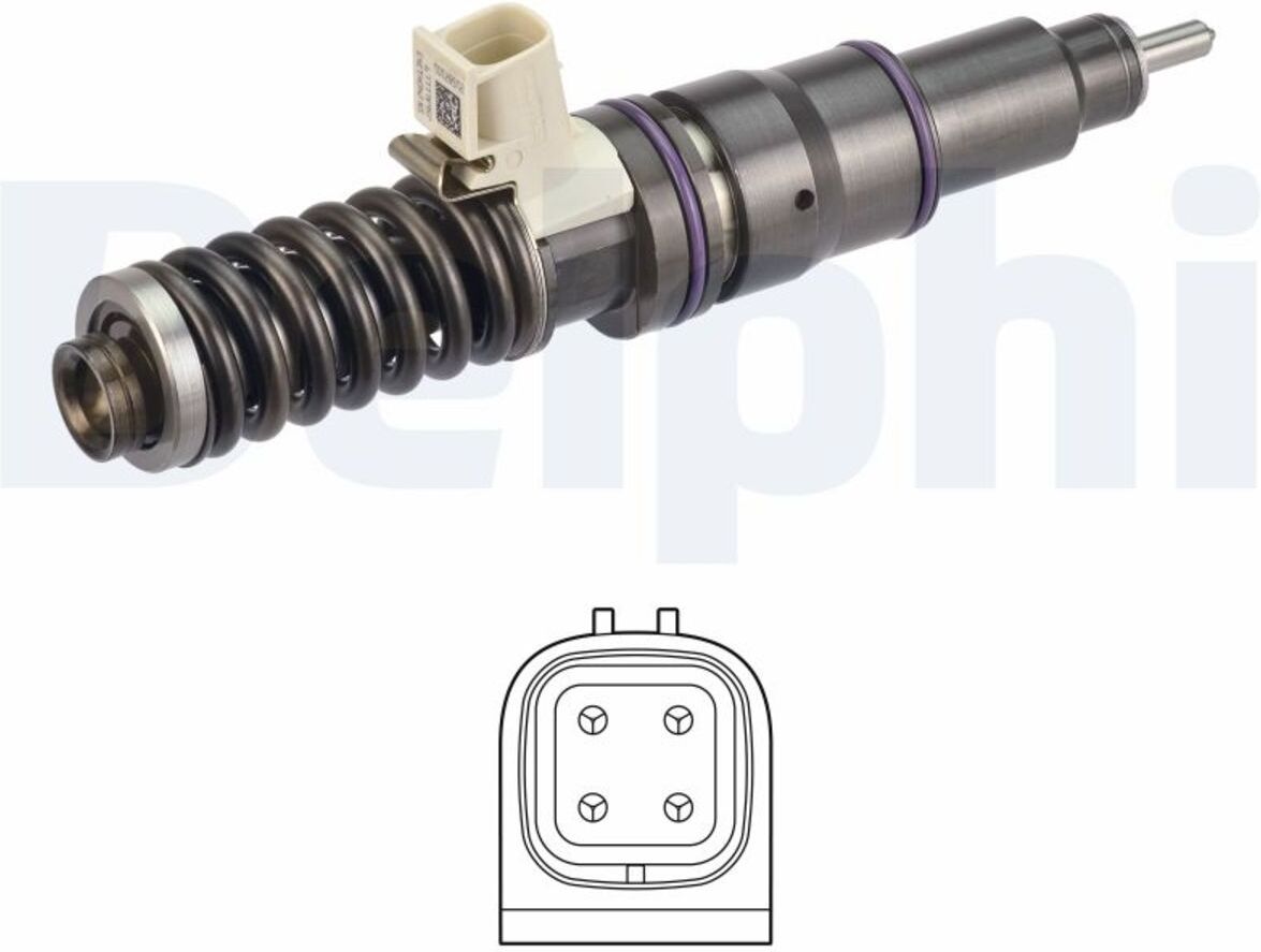 Pumpe-Düse-Einheit DELPHI BEBE4D37001