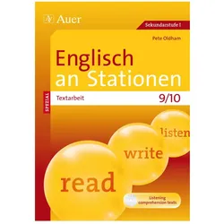 Englisch an Stationen Spezial Textarbeit 9/10, Schulbücher von Pete Oldham
