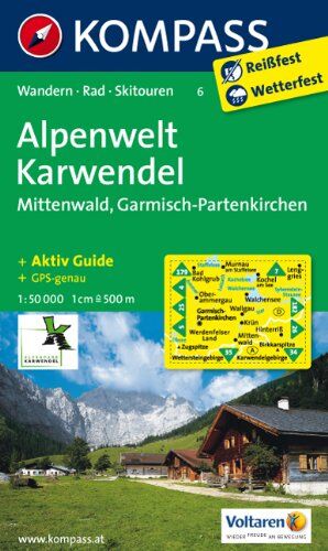 Collectif - Alpenwelt Karwendel - Mittenwald - Garmisch-Partenkirchen 1 : 50 000: Wanderkarte mit Tourenführer, Radrouten und Skitouren. GPS-genau - Preis vom 09.10.2026 07:28:09 h