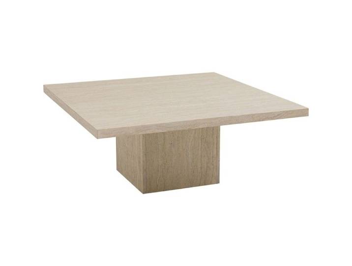 Table basse Travertino 100x100cm Kare Design