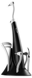 United Portable Sonic Dental Scaler Teeth Cleaning Tool With LED Light And 5 Cleaning Heads Blue Black