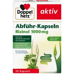 Doppelherz aktiv Abführ-Kapseln Rizinol 1.000mg 30 St