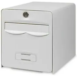 Burg Wächter, Briefkasten, BURG-WŽCHTER BoOEte aux lettres BALthazar, 2 portes, blanc