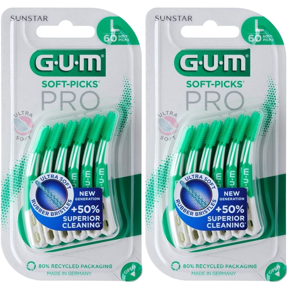 GUM Soft-Picks PRO large 2x 2x60 St Zahnbürste