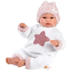 Llorens Nacido Puppe rosa Hut 36cm