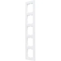 Kopp 402932004 HK07 - Abdeckrahmen 5-fach, Farbe: arktisweiß matt
