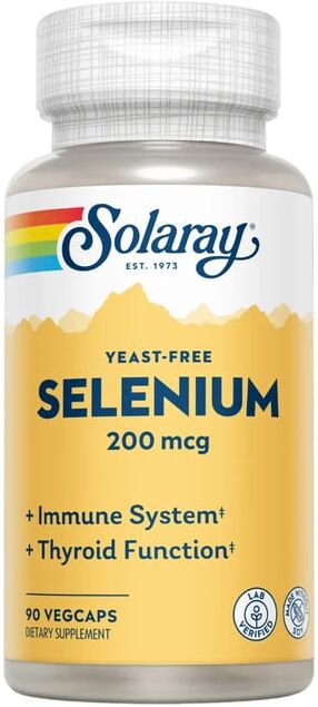 Solaray Selênio sem Levedura 200 mcg 90 VCaps
