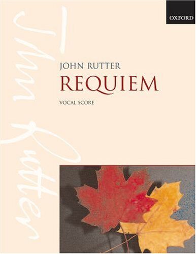 John Rutter - Requiem: Vocal Score - Preis vom 14.10.2026 23:07:16 h